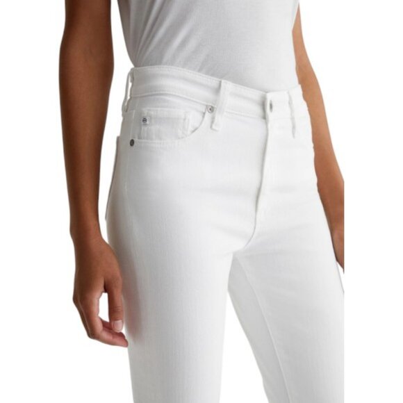 AG Adriana Goldschmied Prima Ancle women white mid-rise jeans size 30 NWT - Picture 3 of 6